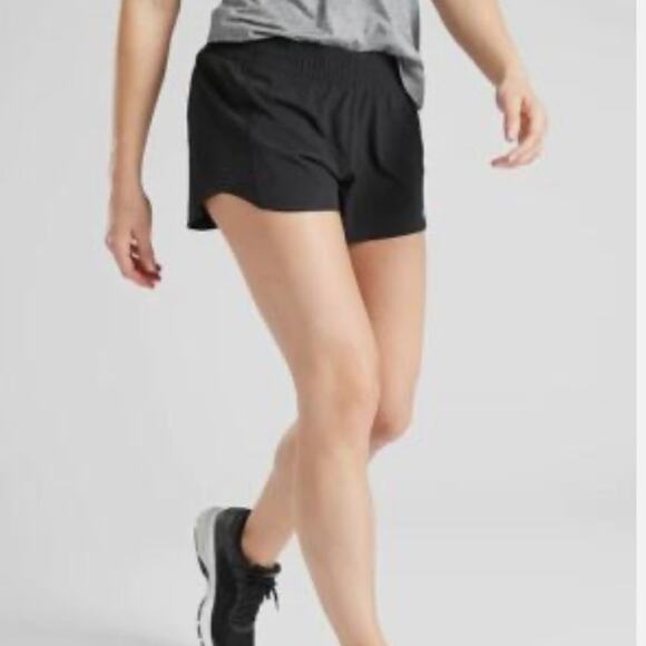 NWT Athleta Women's Hustle 3" Short Sz 1X  Black Running Gym Workout Athleisure - Picture 11 of 11